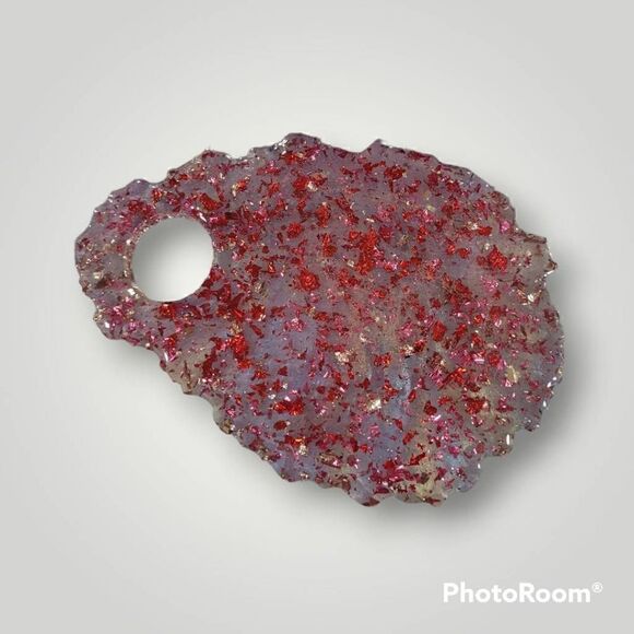 Clear Gold Leaf Tray (Z123) - Picture 3 of 6